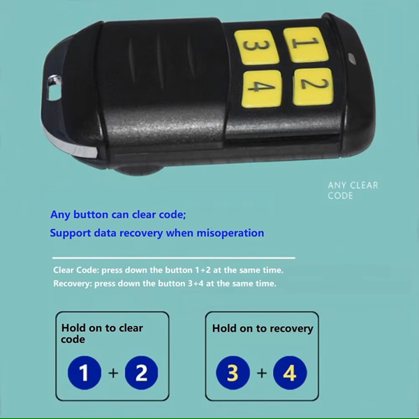 Télécommande copieuse Multikey81-C clear code Multikey81-C copieuse multifréquence 8en1